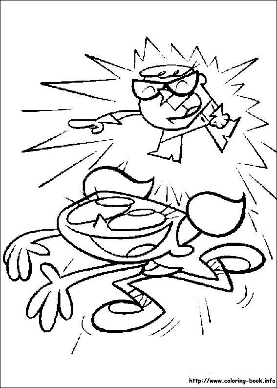 Dexter's Laboratory coloring picture